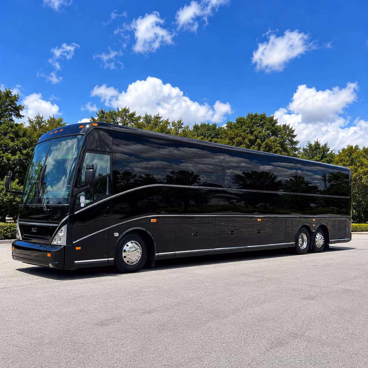 charter buses for corporate events at the mesquite convention center
