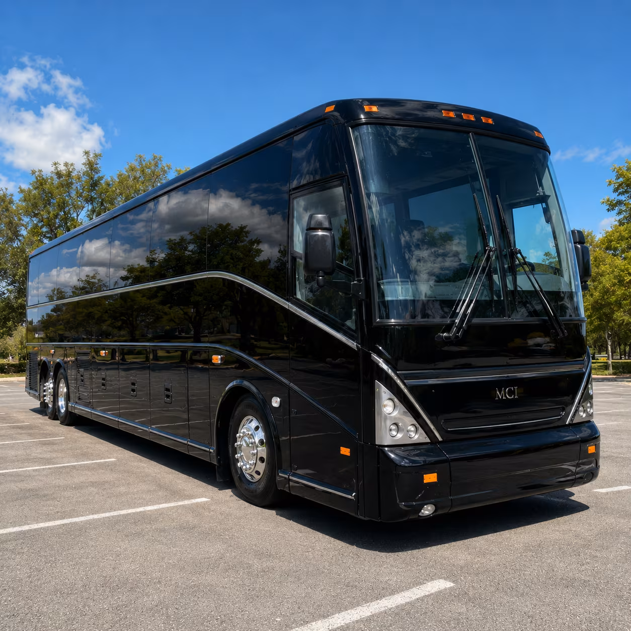 employee shuttle buses for mesquite business parks and corporate campuses