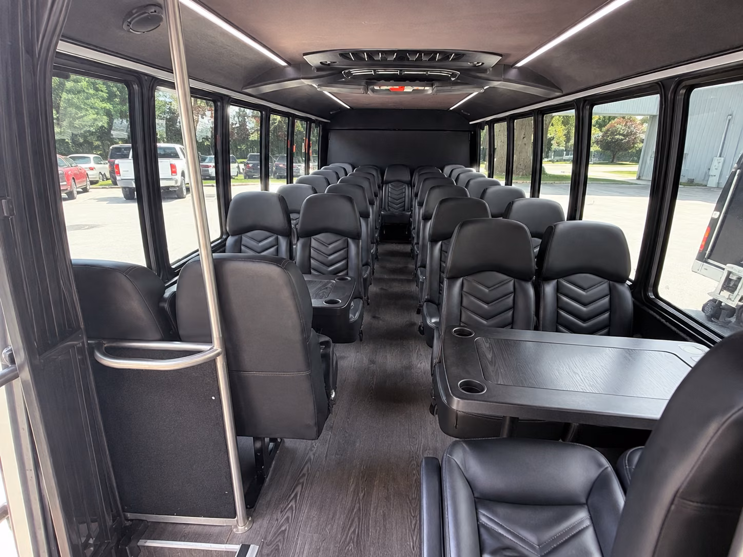 mesquite 15 passenger minibus interior