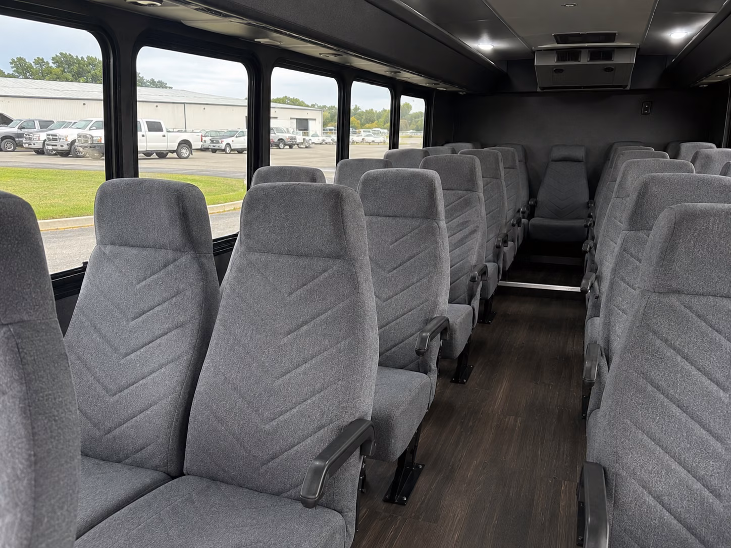 mesquite 18 passenger minibus interior