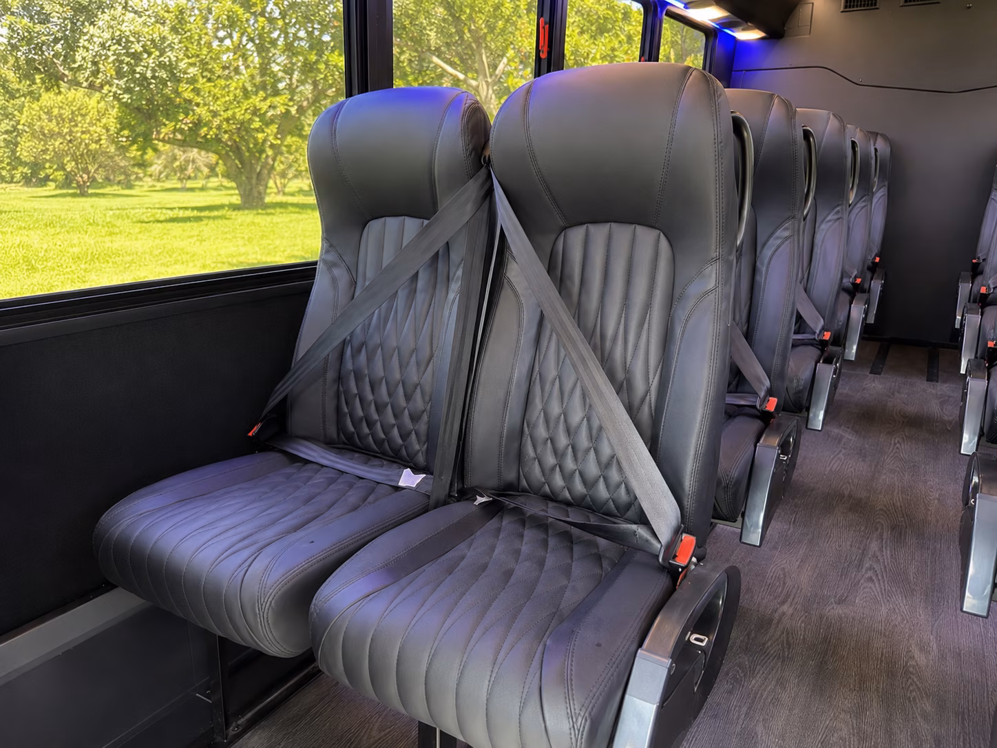 mesquite 20 passenger minibus inside