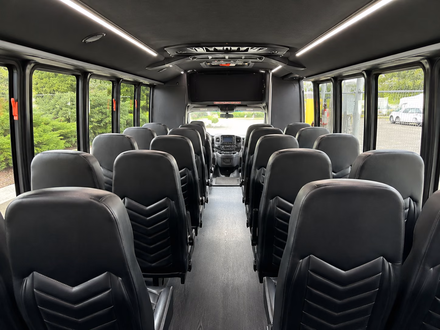 mesquite 20 passenger minibus interior
