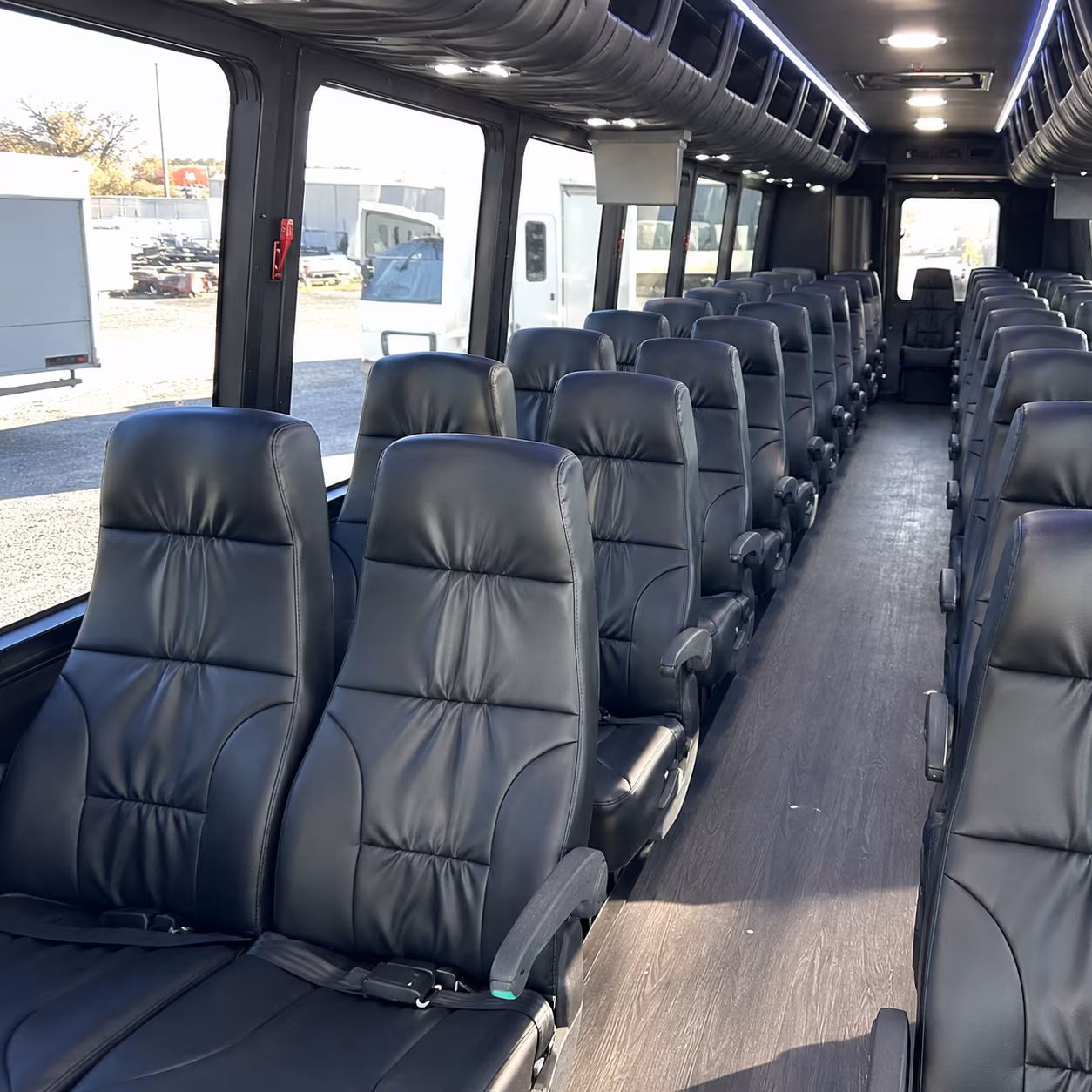 mesquite 35 passenger minibus inside