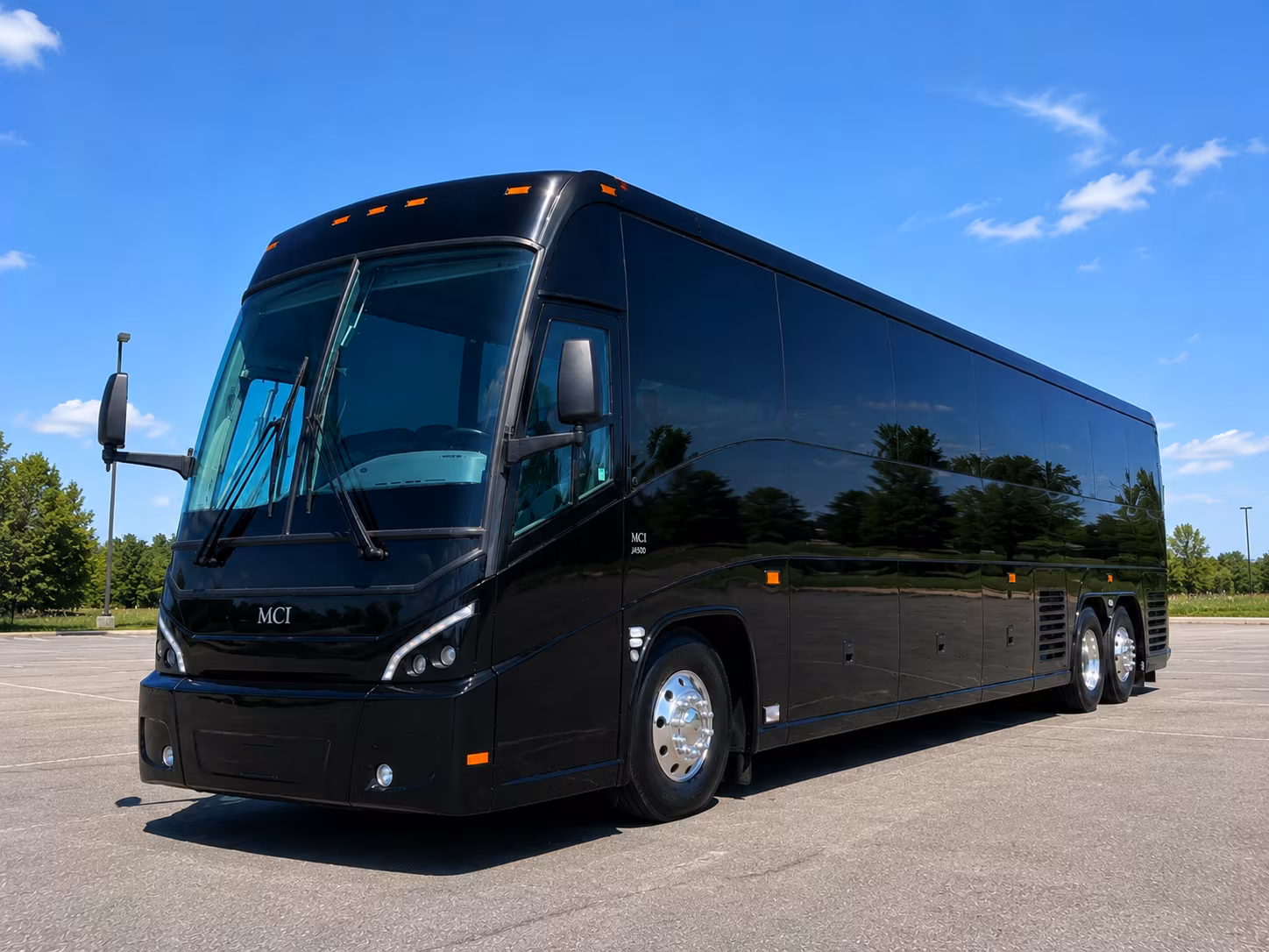 mesquite 56 passenger charter bus