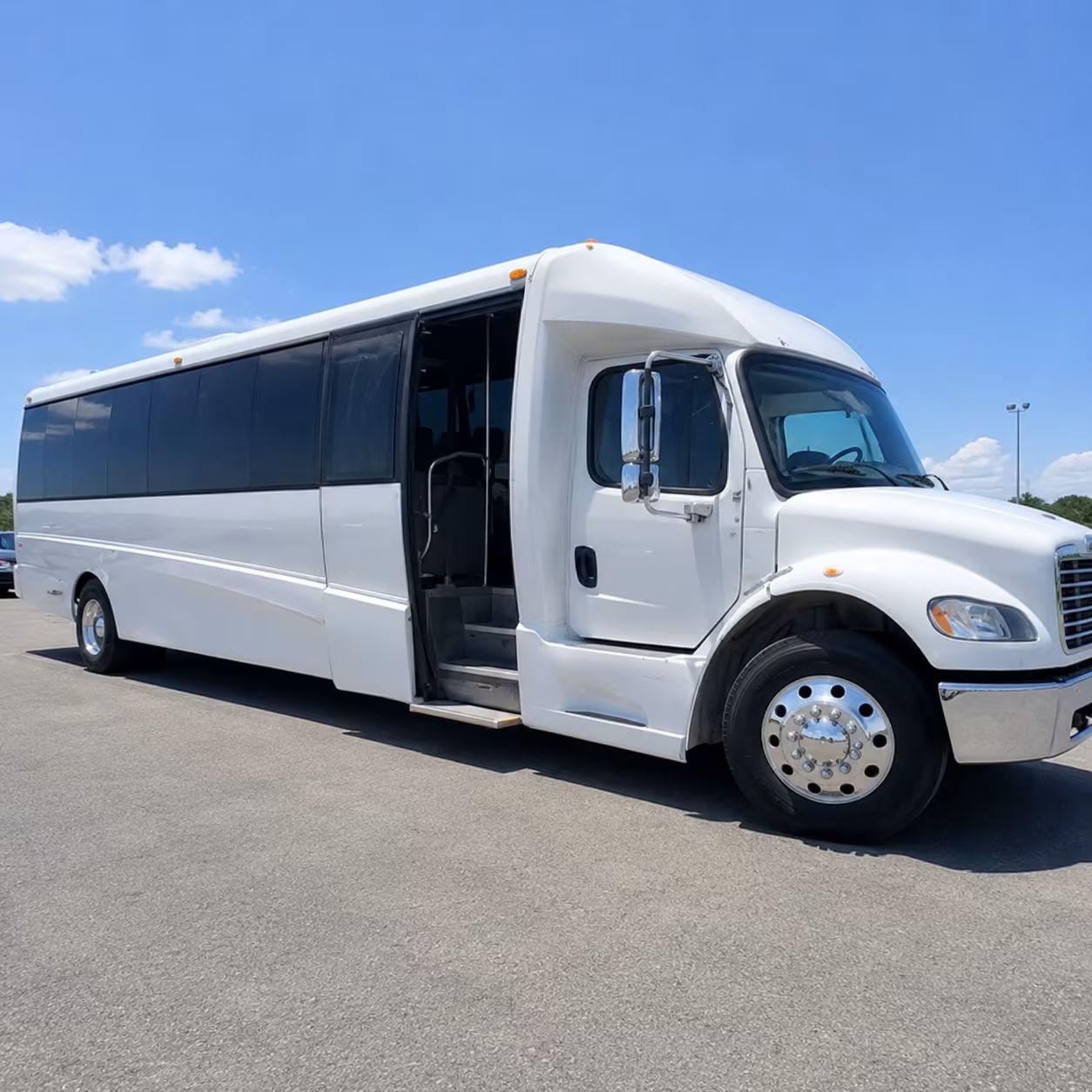multi stop corporate shuttle buses across the eastern metroplex