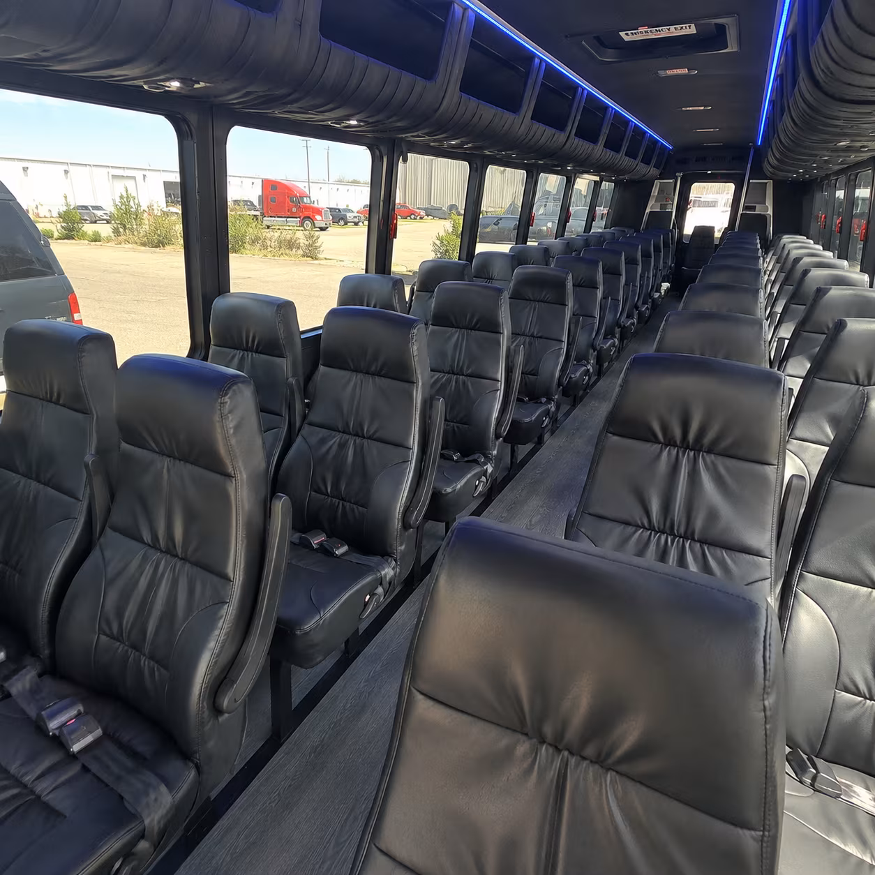 shuttle buses for wedding guests between mesquite hotels and venues